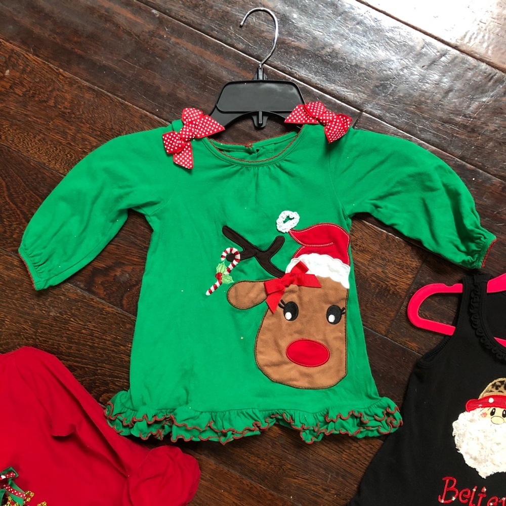 2T Adorable Holiday Christmas Tops🎄 maybe K1 - Picture 6 of 12